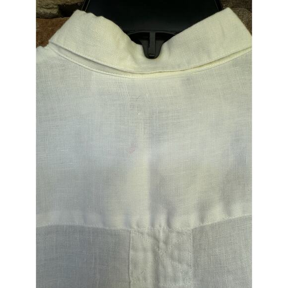 Go Linen L'Zinger Long Sleeve Double Pocket Linen Shirt-Size 1 - Picture 6 of 6